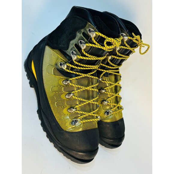 Vasque Ice 9000 Mountaineering Boots Yellow Black Men’s US 11 M Waterproof - Picture 3 of 12